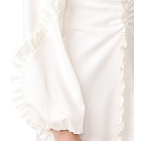 Tibi Ruffle Detail Mini Dress Sz 00 - Picture 4 of 7